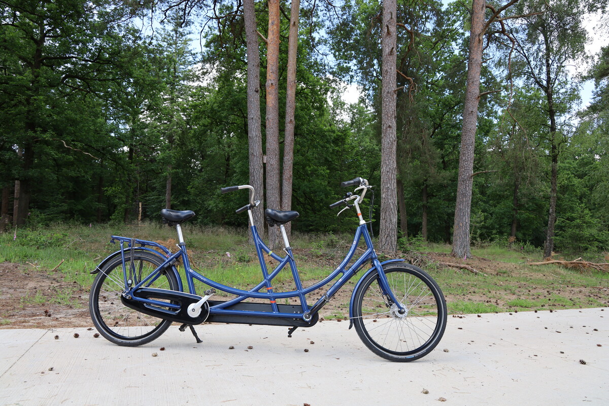 A tandem bike discount